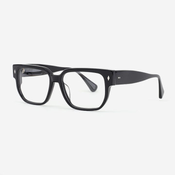 Rectangular Acetate Men's Optical Frames