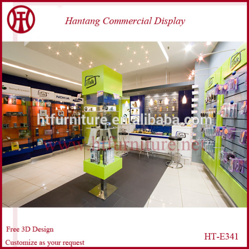 Fashion telephone display racks store design