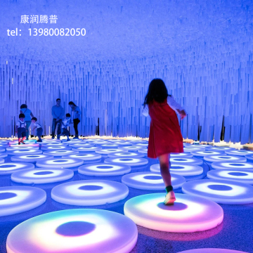 LED Colorful Floor Interactive Brick Lights
