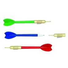 Fun Darts Shape Plastic Toy Pen with Logo