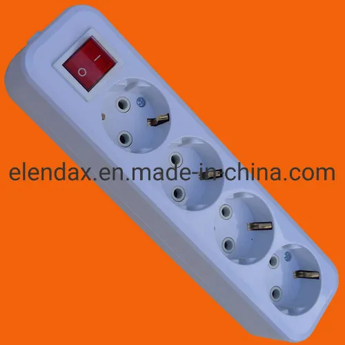 4-контактная 2-контактная розетка EU 10A (E8004)