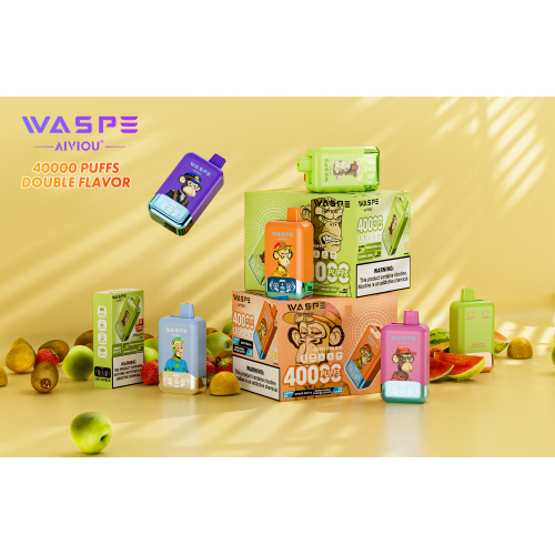 Dual Flavours Waspe 40000 Puff Recharge Vape Discount tornado vape