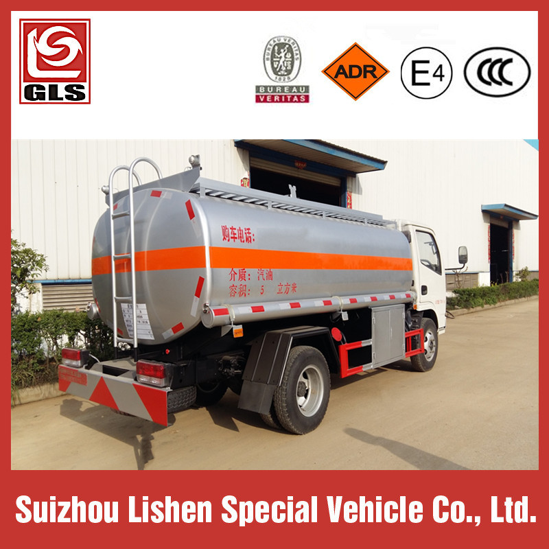 Small Fuel Tanker Truck 5000L Oil Truck Rhd