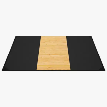 Gym Equipment: Rubber Wooden Heavy Duty Weightlifting Platform