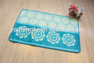 Acrylic turquoise rug