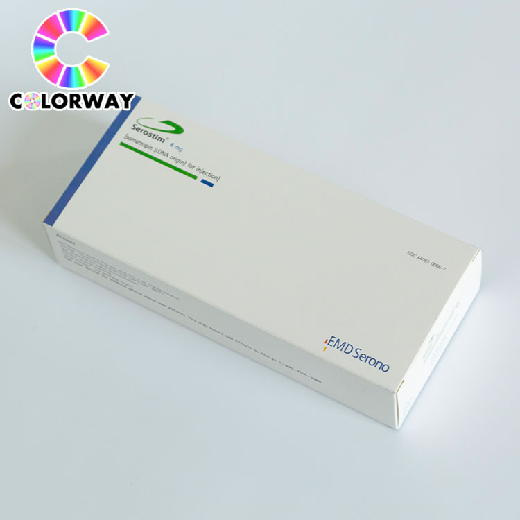 Custom colorful Printing 10ml Vail Box,vial box packaging medicine paper box