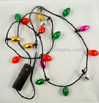 Christmas led flashing necklace