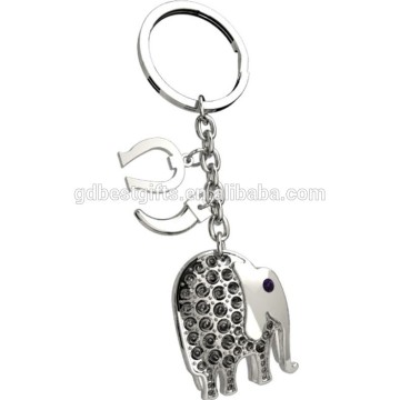 metal elephant shaped keychain