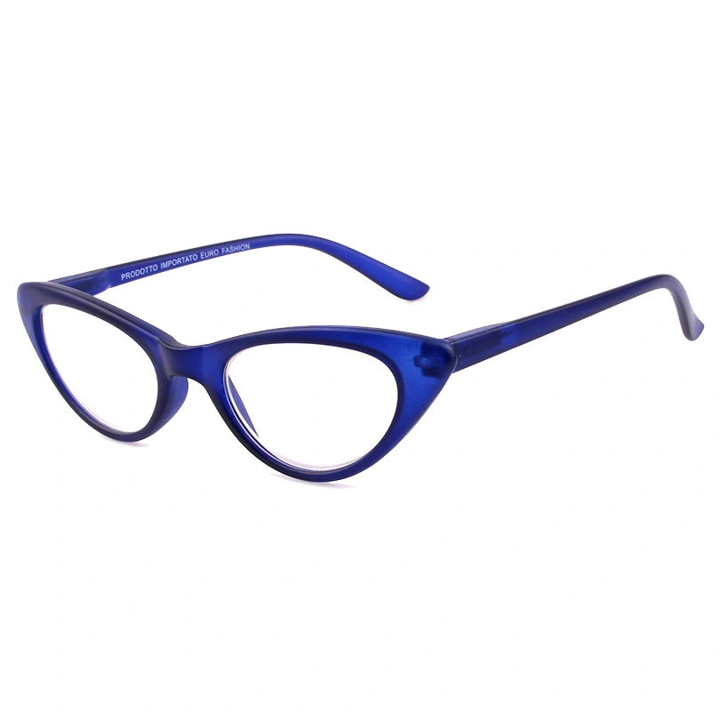 2018 Cute Cat Eye Reading Glasses with Crystal Dark Blue