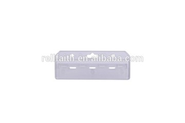 Horizontal Frosted Plastic Half Card Holder