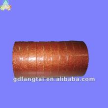 shiny colorful webbing and ribbon