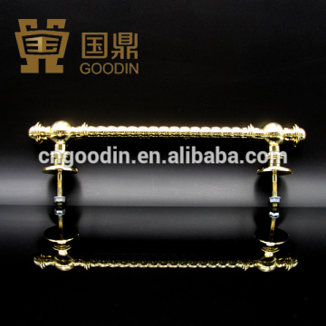 BRASS COFFIN HANDLE WICKER COFFIN