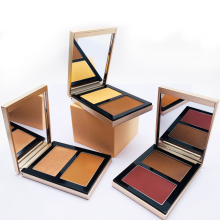 Waterproof Bronzer Compact Powder Two Way Cake Foundation Powder Compact