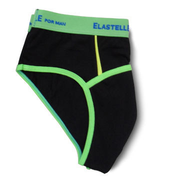 Men's Brief, Made of 95% Cotton and 5% Spandex Materials, Customized Designs Welcomed