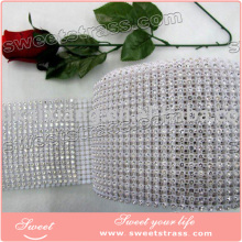 crystal plastic rhinestone banding, rhinstone plastic banding, strass banding