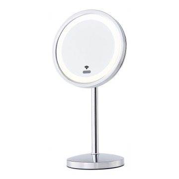 Round sensor makeup mirror