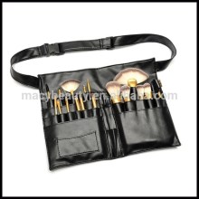 Personalized makeup brush set belt PU pouch brush set 18pcs makeup brush set