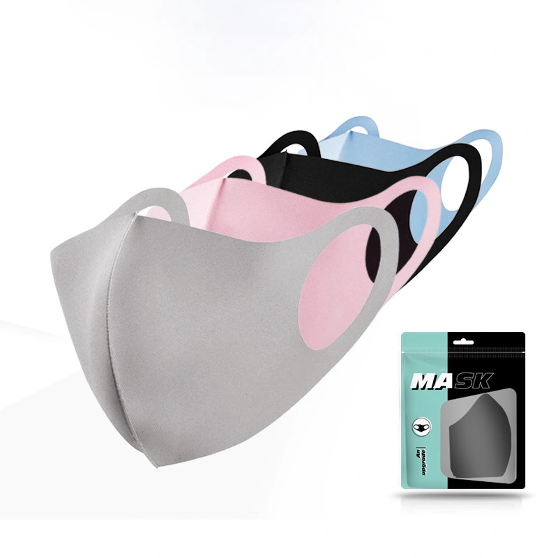 Men Women Washable Mask Earloop Breathable Ice Silk Cotton Cycling Anti Dust Mouth Face Mask