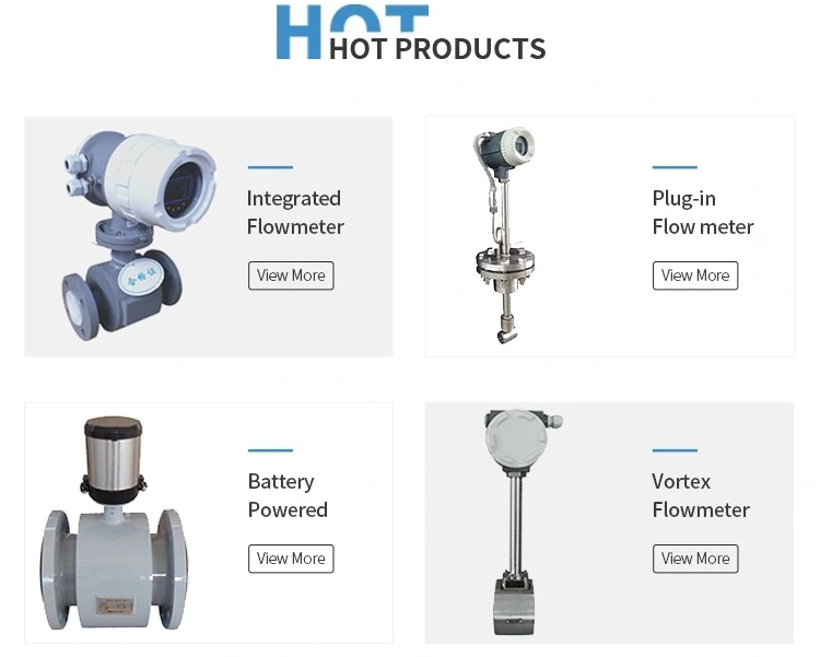 Customized Hot Sale 4-20mA Flowmeter with Automatic Range Swiching Function