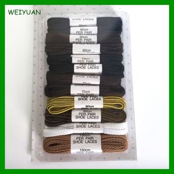 Retail online shopping set blister card shoelace pack