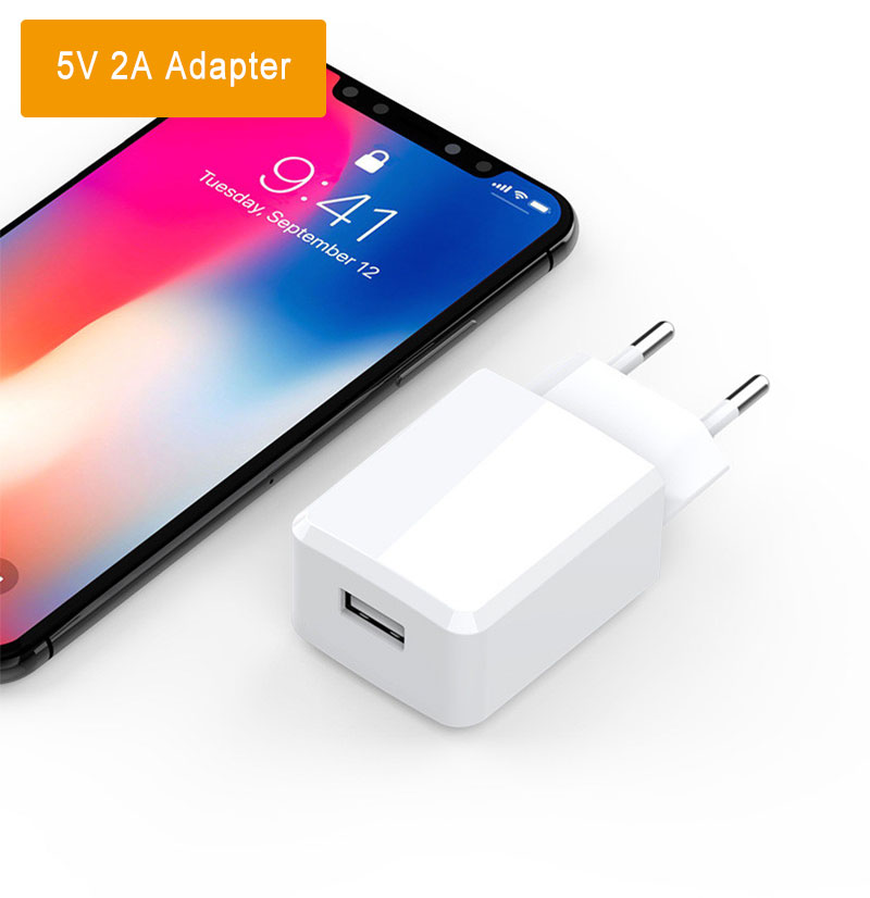 for iPhone 11 7 Wall Phone Charger 5V 2A EU plug Portable Usb Charger For xiaomi mobile phone accessories