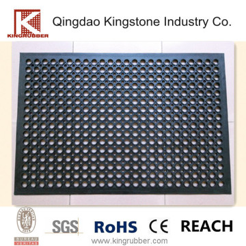 Beveled edge workshop carpet driveway rubber mat