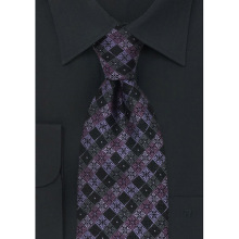 100% Pure Woven Stripe Silk Necktie