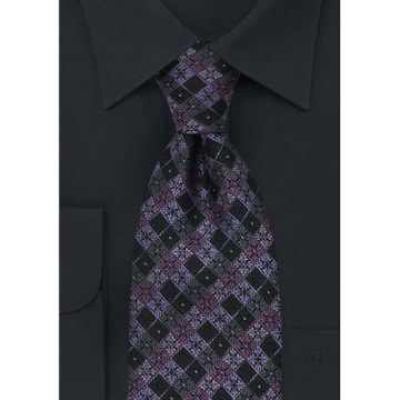 100% Pure Woven Stripe Silk Necktie