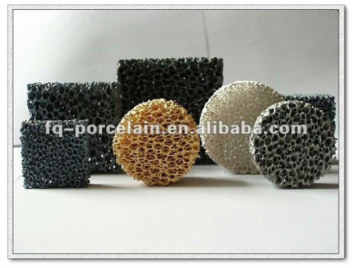 SiC Ceramic Foam Filter With High Mechanical Strength And Long Service Life