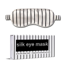 Natural Mulberry printed silk mask set with box