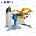 Coated Steel Flat Sheet Payoff Reel For Punching Press