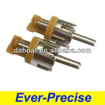 Nickel plated rca male plug