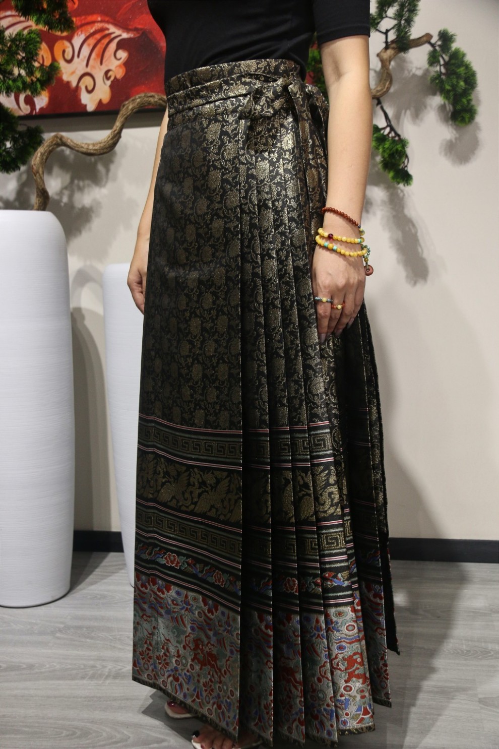 falda con cara de caballo hanfu hanfu horse face skirt