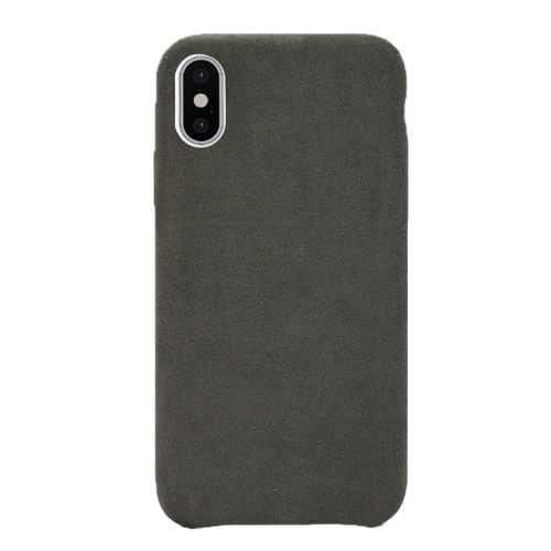 Embossed Logo Leather Phone Case for Iphone X