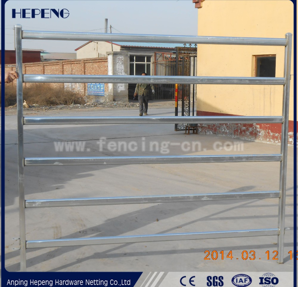 Galvanized Round tube Horse Fence Panels