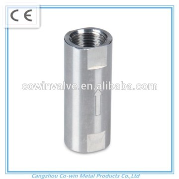 factory supply stainless steel Spring check valve with Bar F/F