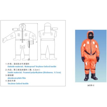 INSULATED IMMERSION AND THERMAL PROTECTIVE SUIT