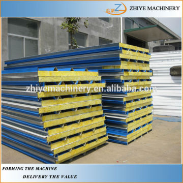 High Speed Roof Steel Sandwich Panel Roller Former Machinery