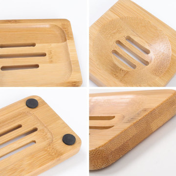 bathroom natural bamboo wooden holder wood soap dish