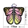 Butterfly Wings Shawl Fairy Soft Fabric for Women Ladies Party Nymph Costume Accessory