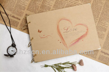 Handmade DIY Wedding Craft paper photo album