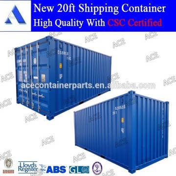20 feet container size