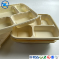 Caja de lonchera de alta calidad termoplástica 100% biodegradable