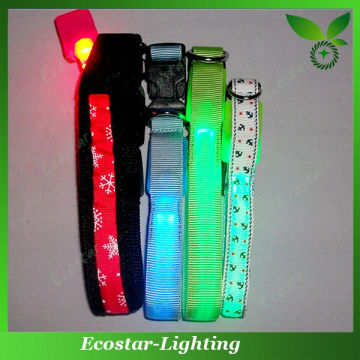 Flashing lights dog collars for Christmas