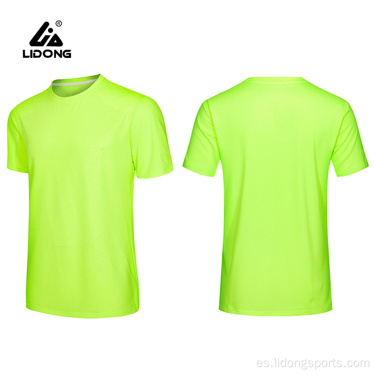 Diseño unisex barato tu propia camiseta deportiva simple