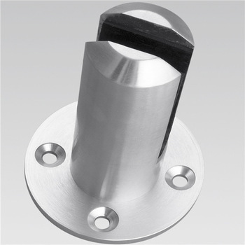 Glass fitting round stainless steel glass clamp