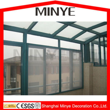 thermal break aluminum frame heat in winter house glass sunroom