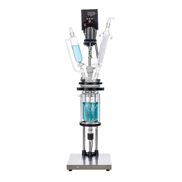 High Temperature Resistant Glass Reactor - 1L/5L Jacked Model