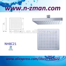 ABS Square Shower Head,8 inches Square Shower Head,Square Rain Shower Head