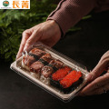 Caja de envasado de papel para llevar biodegradable de comida japonesa